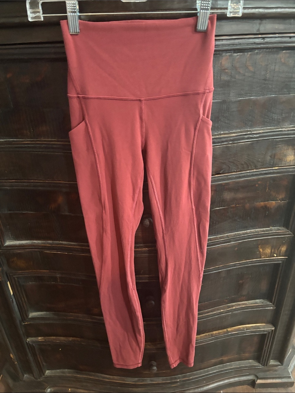 lululemon athletica Align High-Rise Leggings with Pockets— Rosewood